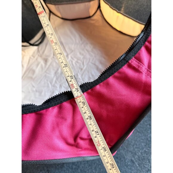 Portable Red Doggie/Cat Dorm Pet Playpen W/ Mesh Sides & Top Zippered Doors 600D - Picture 7 of 14